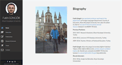 Desktop Screenshot of fatihgungor.com