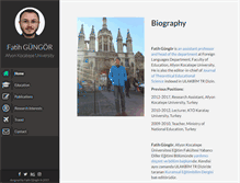 Tablet Screenshot of fatihgungor.com
